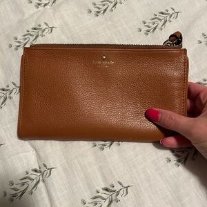 Kate Spade Tan Leather Wallet